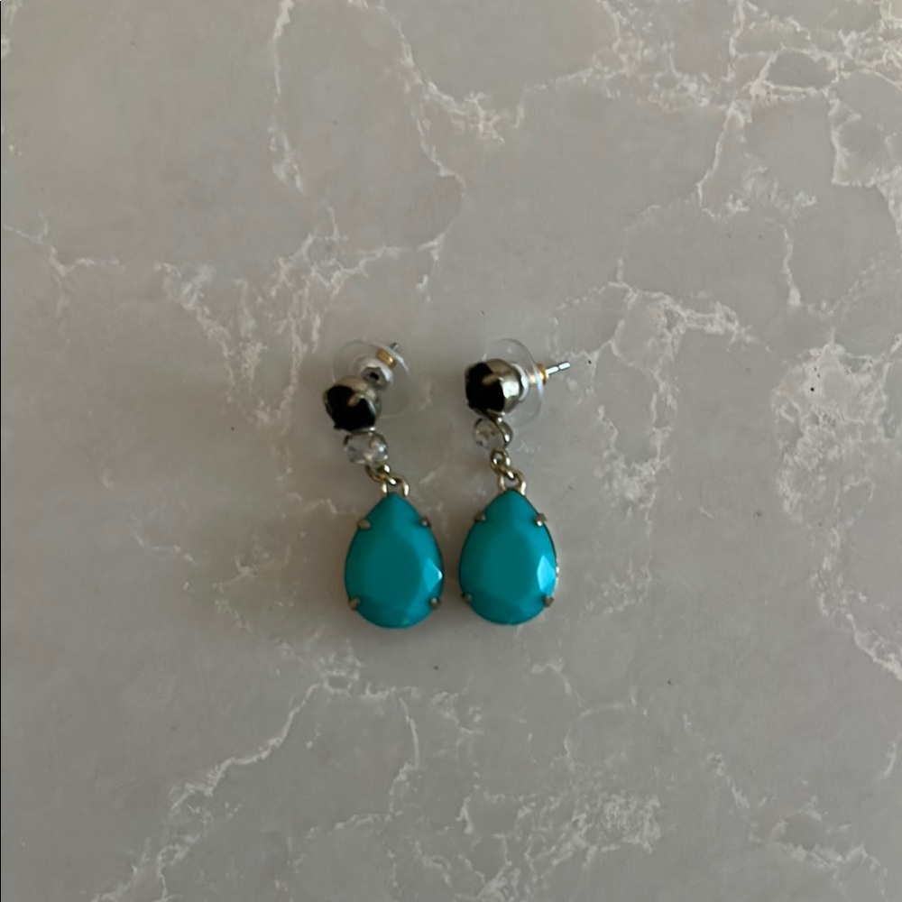 J. Crew Turquoise Drop Earrings